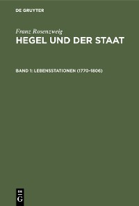 Cover Lebensstationen (1770–1806)