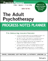 Cover The Adult Psychotherapy Progress Notes Planner