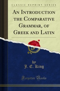 Cover Introduction the Comparative Grammar, of Greek and Latin
