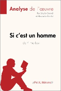 Cover Si c'est un homme de Primo Levi (Analyse de l'œuvre)