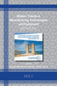 Cover Modern Trends in Manufacturing Technologies and Equipment