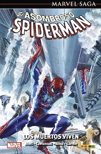 Cover Marvel Saga. El Asombroso Spiderman. Universo SPiderman 54. Los muertos viven