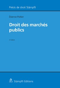 Cover Droit des marchés publics