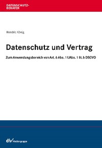 Cover Datenschutz und Vertrag