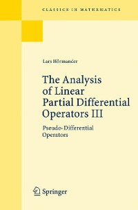 Cover The Analysis of Linear Partial Differential Operators III
