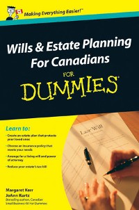 Cover Wills and Estate Planning For Canadians For Dummies