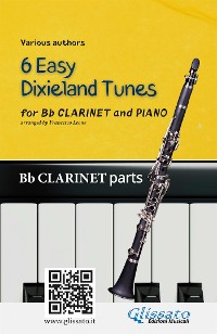 Cover Bb Clarinet & Piano "6 Easy Dixieland Tunes" clarinet parts