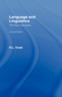 Cover Language and Linguistics: The Key Concepts