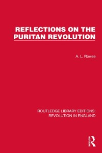 Cover Reflections on the Puritan Revolution