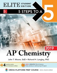 Cover 5 Steps to a 5: AP Chemistry 2019 Elite Student Edition