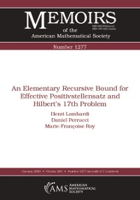 Cover Elementary Recursive Bound for Effective Positivstellensatz and Hilbert's 17th Problem