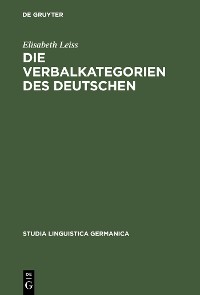 Cover Die Verbalkategorien des Deutschen