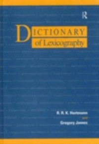 Cover Dictionary of Lexicography