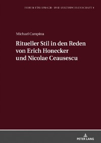 Cover Ritueller Stil in den Reden von Erich Honecker und Nicolae Ceausescu