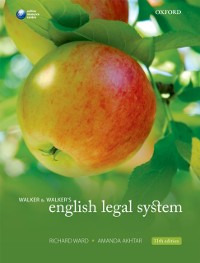 Cover Walker & Walker's English Legal System