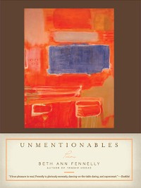 Cover Unmentionables: Poems