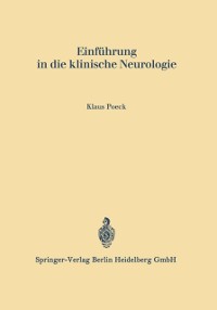 Cover Einführung in die klinische Neurologie