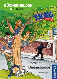 Cover TKKG Junior, Bücherhelden 1. Klasse, Vorsicht, Diebesbande!