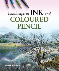 Cover Landscape in Ink and Coloured Pencil