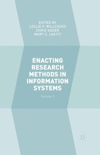 Cover Enacting Research Methods in Information Systems: Volume 3