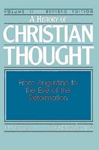 Cover A History of Christian Thought Volume II