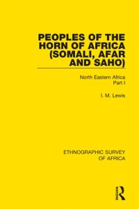 Cover Peoples of the Horn of Africa (Somali, Afar and Saho)