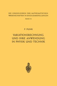 Cover Variationsrechnung und Ihre Anwendung in Physik und Technik
