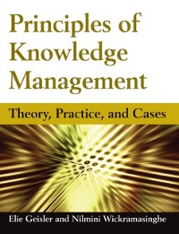 Cover Principles of Knowledge Management