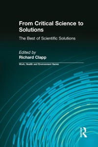 Cover From Critical Science to Solutions