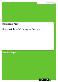 Cover Bligh's & Lane's Theory of Seepage