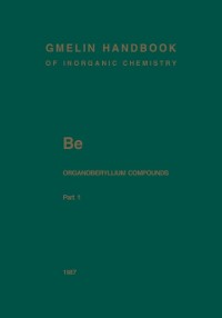 Cover Be Organoberyllium Compounds