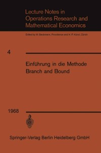 Cover Einführung in die Methode Branch and Bound