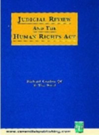 Cover Judicial Review & the Human Rights Act