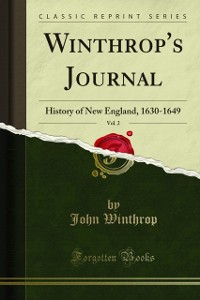 Cover Winthrop's Journal