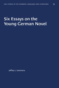 Cover Six Essays on the Young German Novel