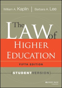 Cover Law of Higher Education, 5th Edition