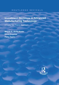 Cover Investment Decisions in Advanced Manufacturing Technology
