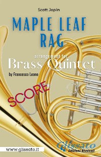 Cover Maple Leaf Rag - Brass Quintet (score)