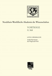 Cover Antike Revisionen des Vergil und Ovid