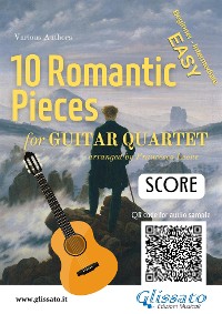 Cover Guitar Quartet Score "10 Romantic Pieces"