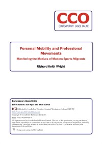 Cover Personal Mobilities & Professional Movements in Sport