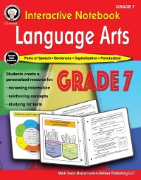 Cover Interactive Notebook: Language Arts Workbook, Grade 7