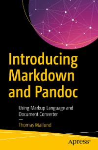 Cover Introducing Markdown and Pandoc