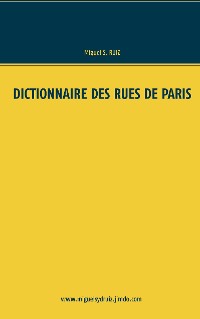 Cover Dictionnaire des rues de Paris
