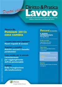 Cover Pensioni 2012: cosa cambia