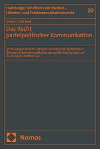 Cover Das Recht parteipolitischer Kommunikation