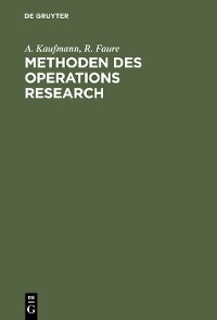 Cover Methoden des Operations Research