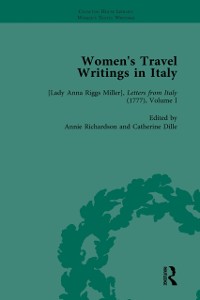 Cover Women's Travel Writings in Italy, Part I Vol 1