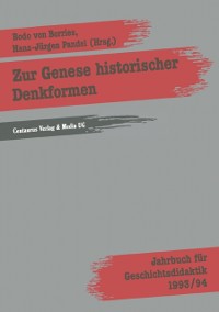 Cover Zur Genese historischer Denkformen