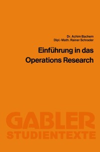 Cover Einführung in das Operations Research